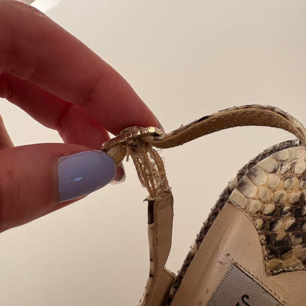 Jimmy Choo Snakeskin Heels