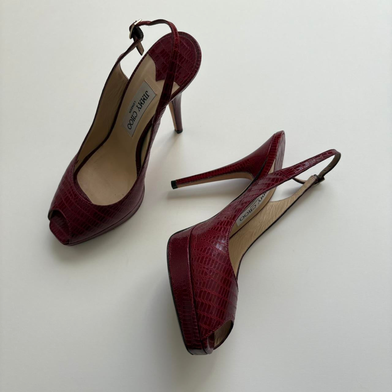 Jimmy Choo Peep Toe Heels