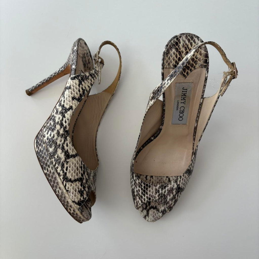 Jimmy Choo Snakeskin Heels