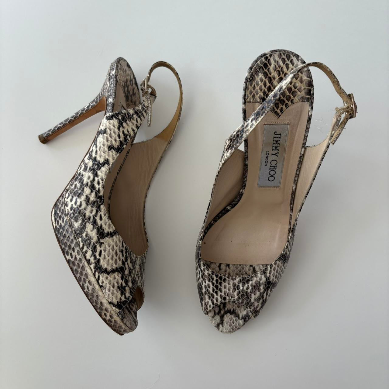 Jimmy Choo Snakeskin Heels