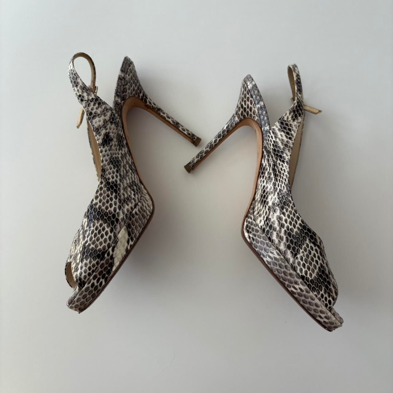 Jimmy Choo Snakeskin Heels