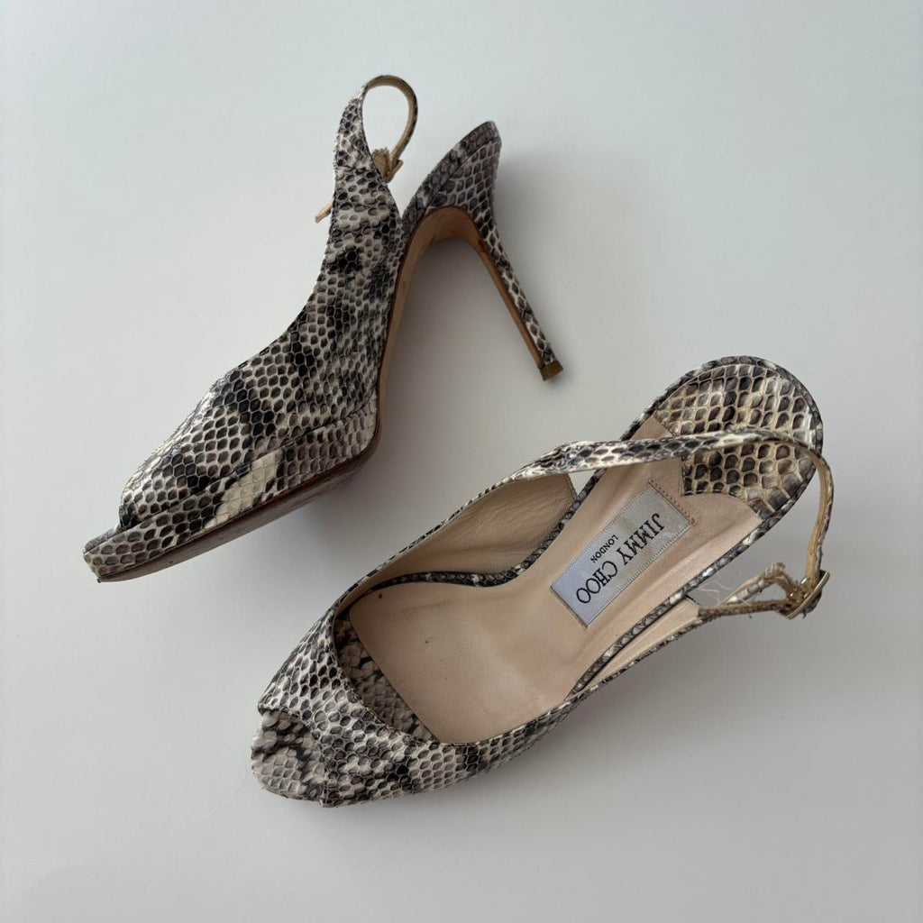 Jimmy Choo Snakeskin Heels
