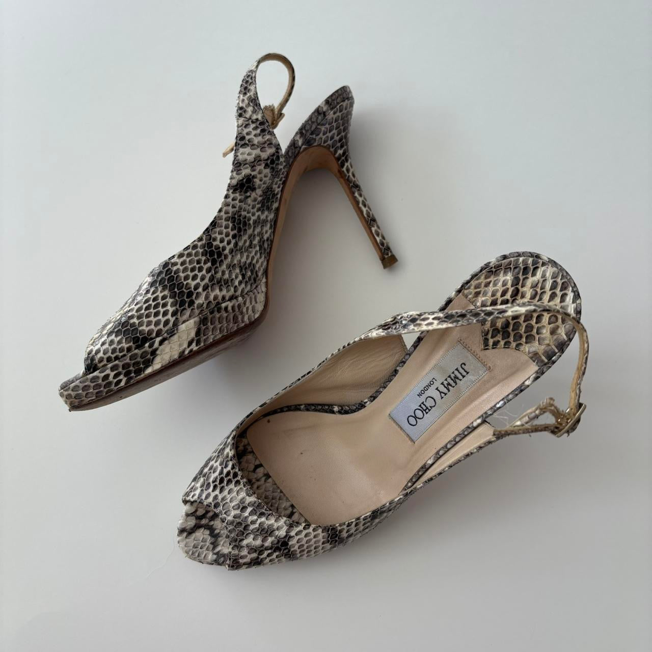 Jimmy Choo Snakeskin Heels