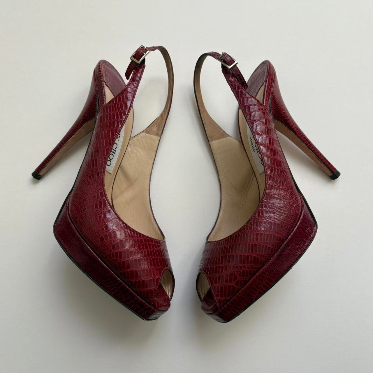 Jimmy Choo Peep Toe Heels