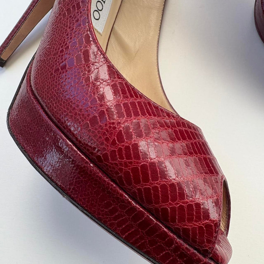 Jimmy Choo Peep Toe Heels