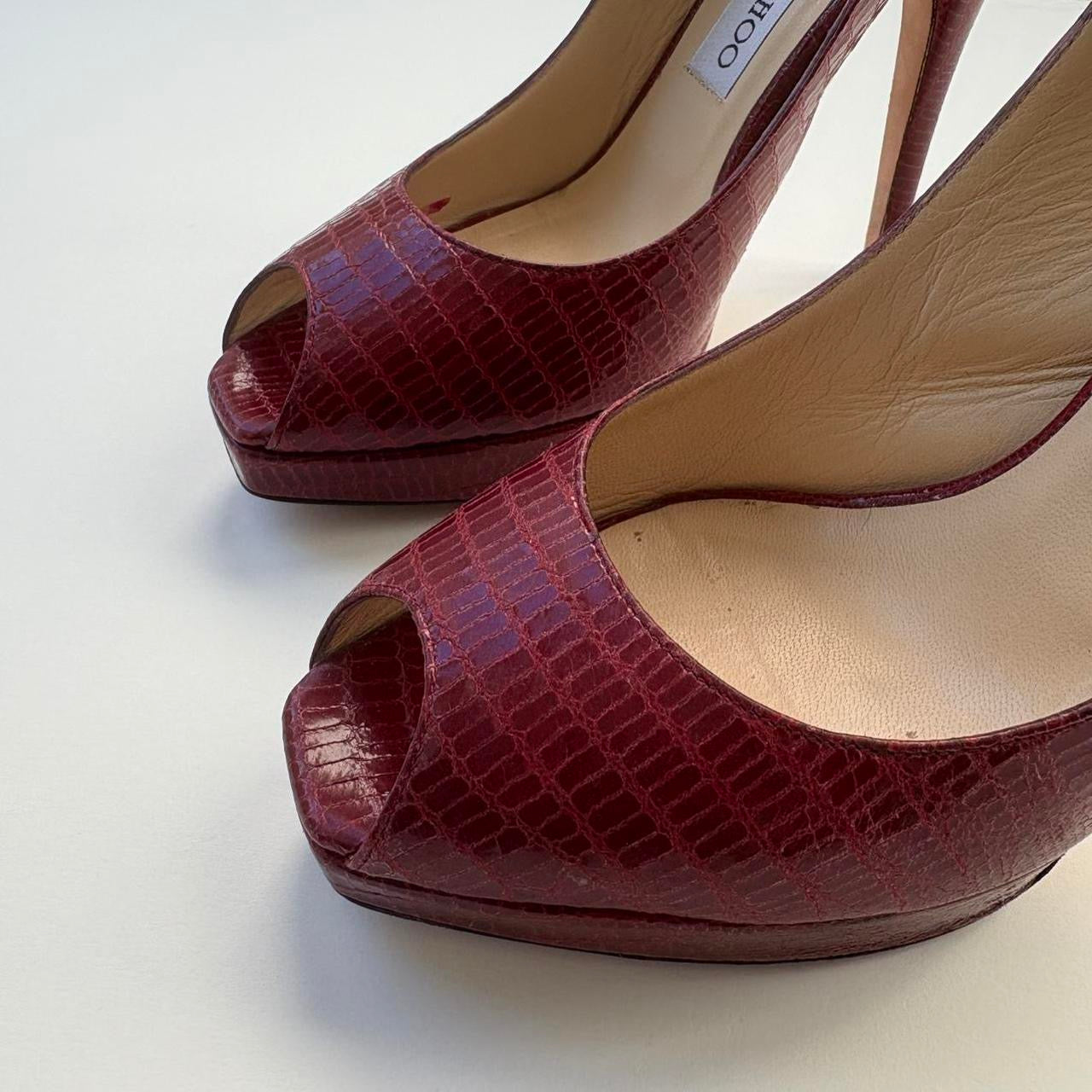 Jimmy Choo Peep Toe Heels