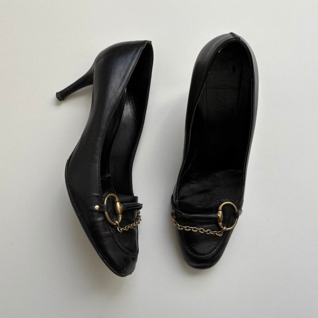 Gucci Horsebit Chain Loafers