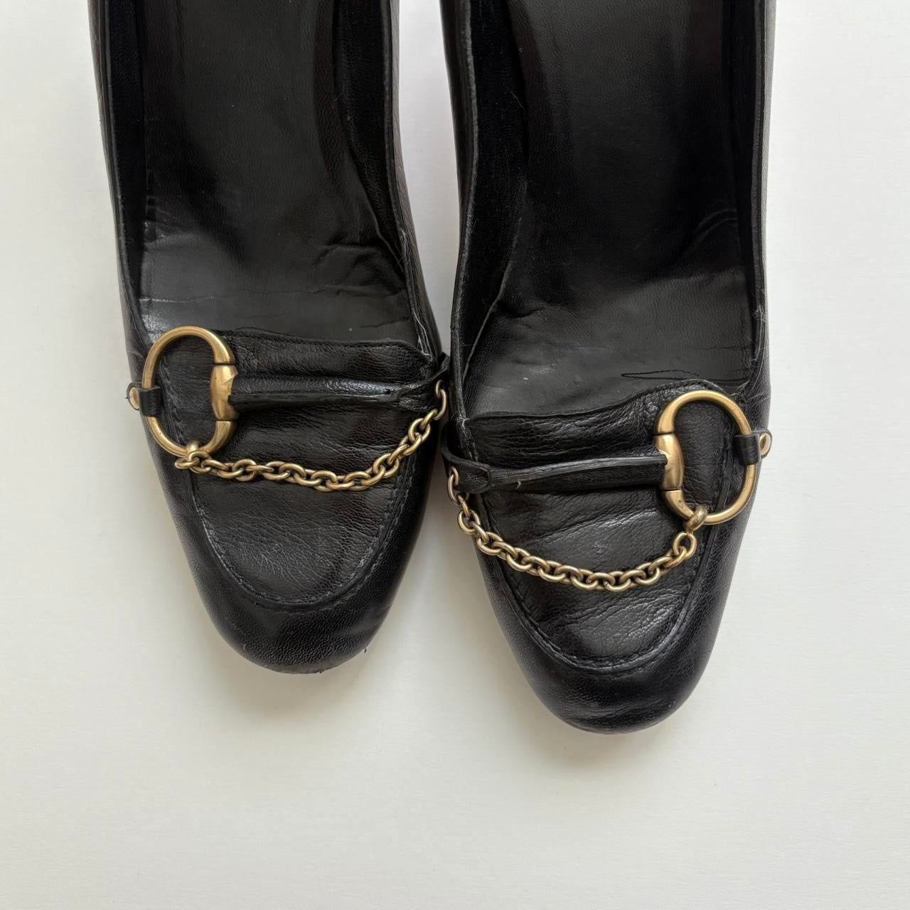 Gucci Horsebit Chain Loafers